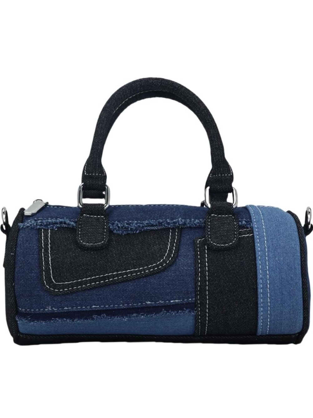 Swing Bag Shoulder Bags for Women Denim Purse Patchwork Crossbody Evening